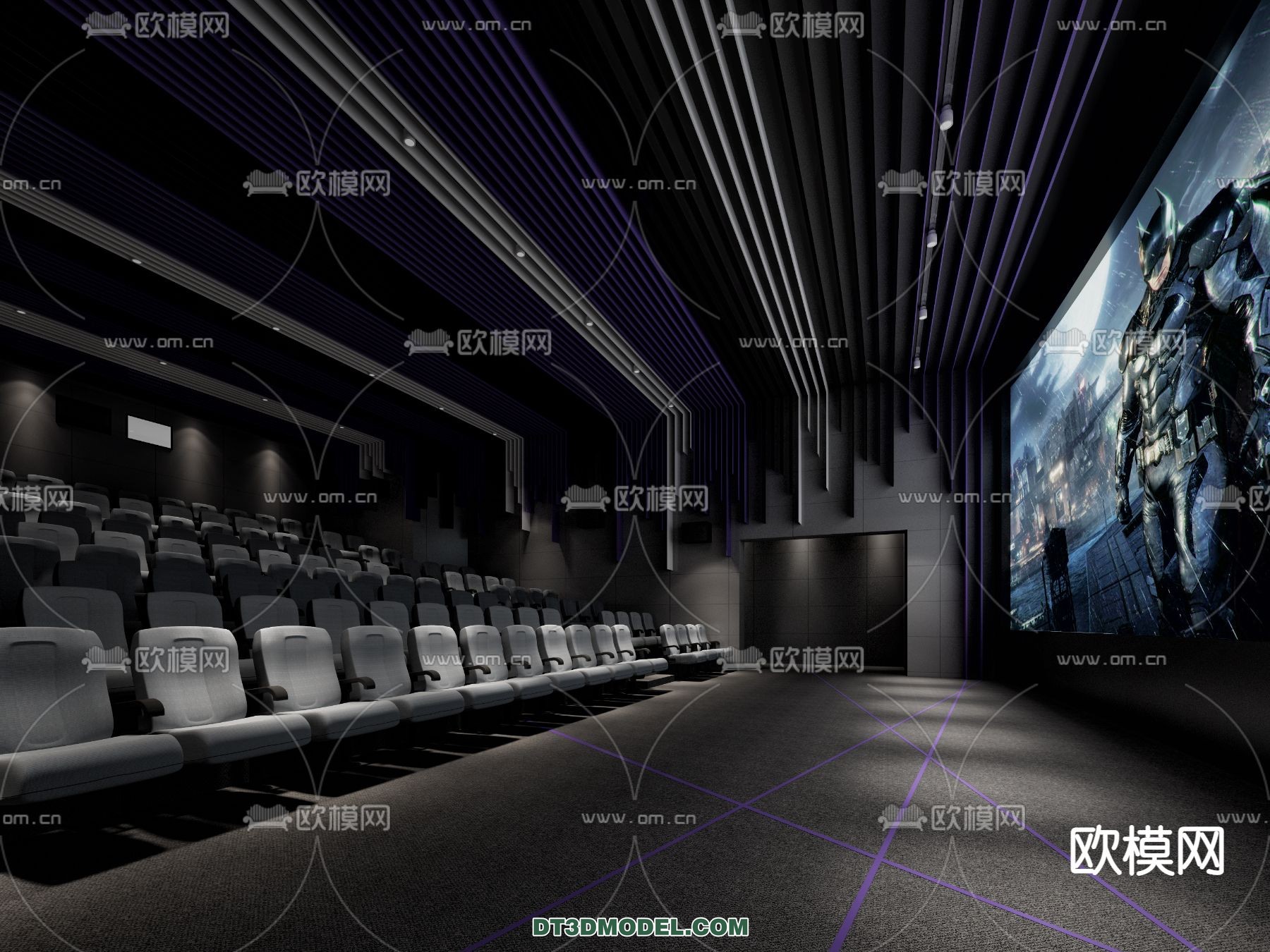 Cinema 3D Scenes – Movie Theater 3D Models – 082 - thumbnail 1