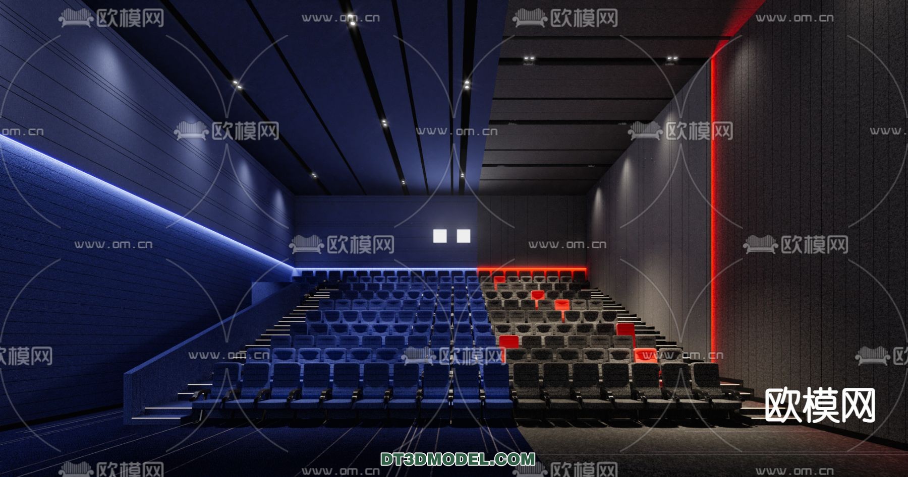 Cinema 3D Scenes – Movie Theater 3D Models – 084 - thumbnail 1