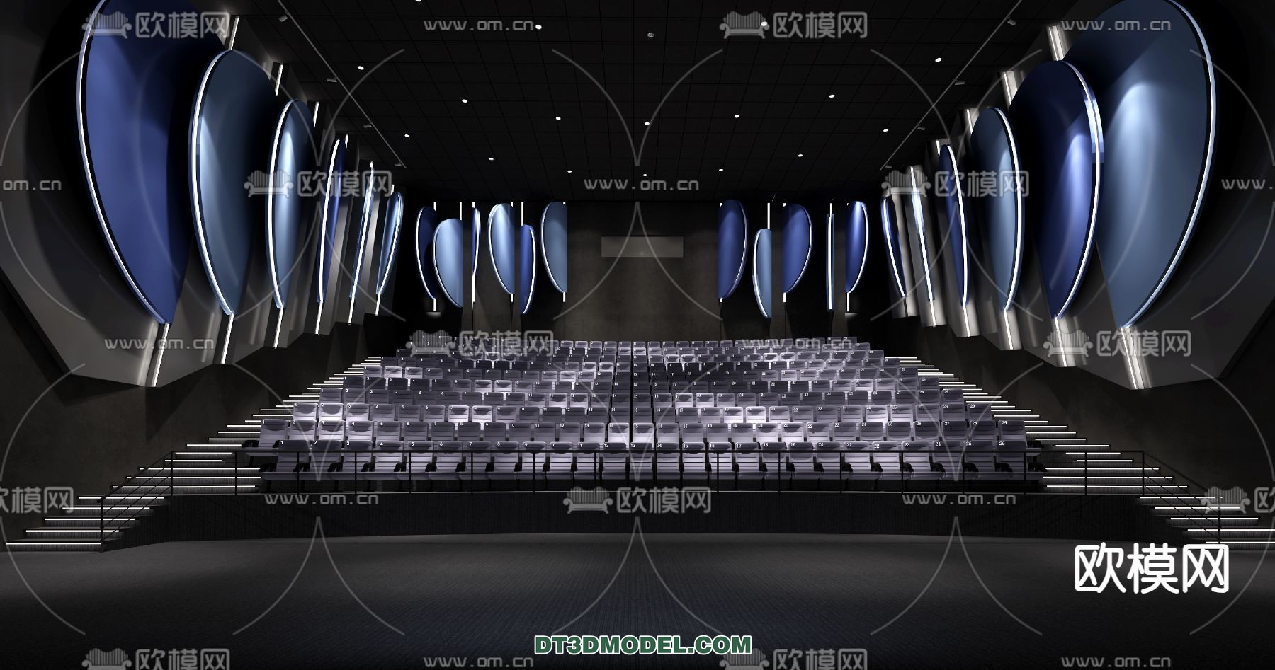 Cinema 3D Scenes – Movie Theater 3D Models – 095 - thumbnail 1