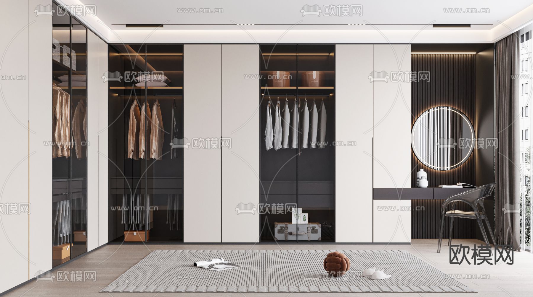 CLOSET ROOM – CORONA – 3D MODEL – 2296 - thumbnail 1