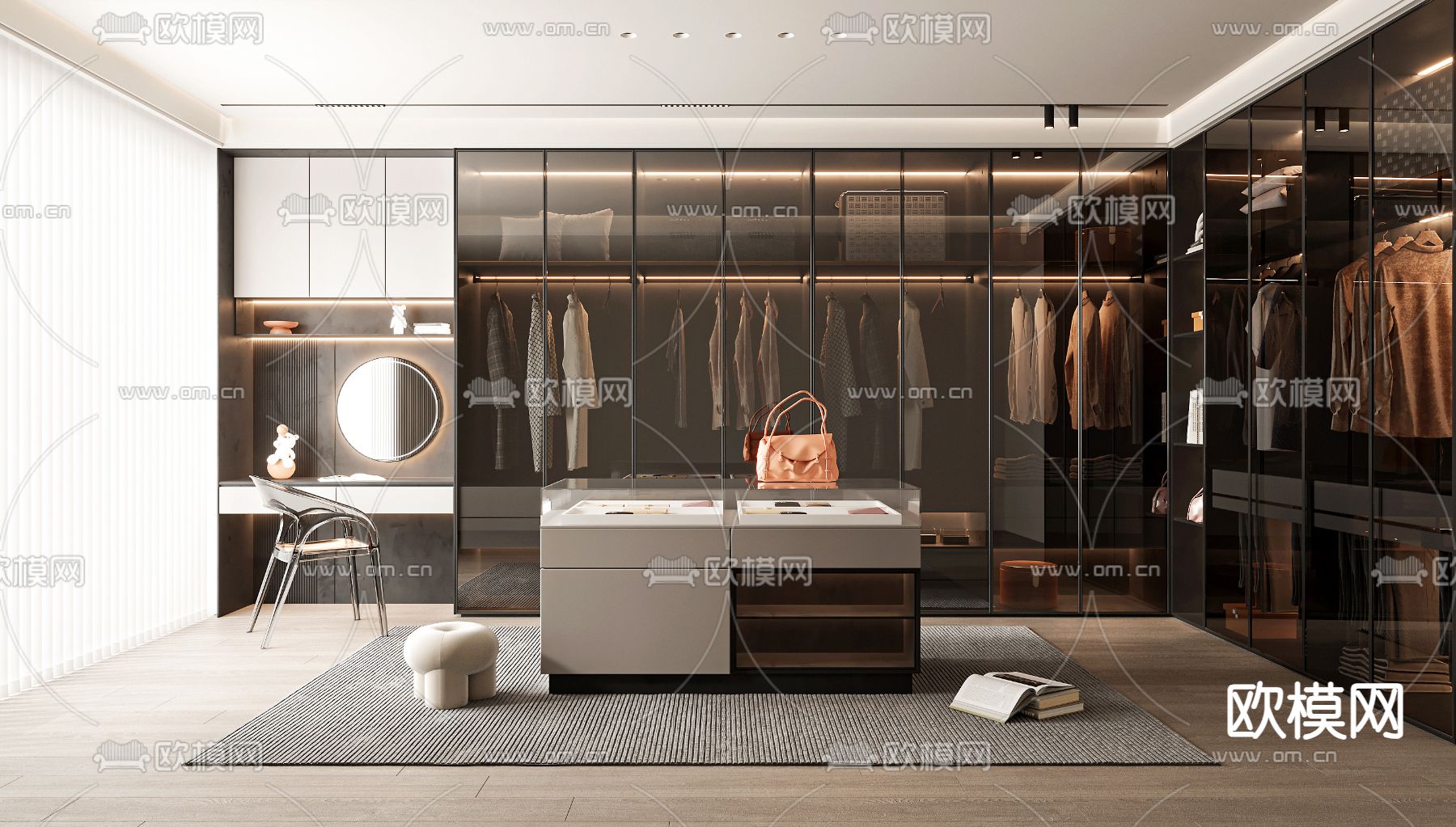 CLOSET ROOM – VRAY / CORONA – 3D MODEL – 2281 - thumbnail 1