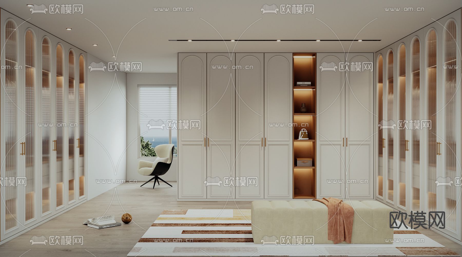 CLOSET ROOM – VRAY / CORONA – 3D MODEL – 2305 - thumbnail 1