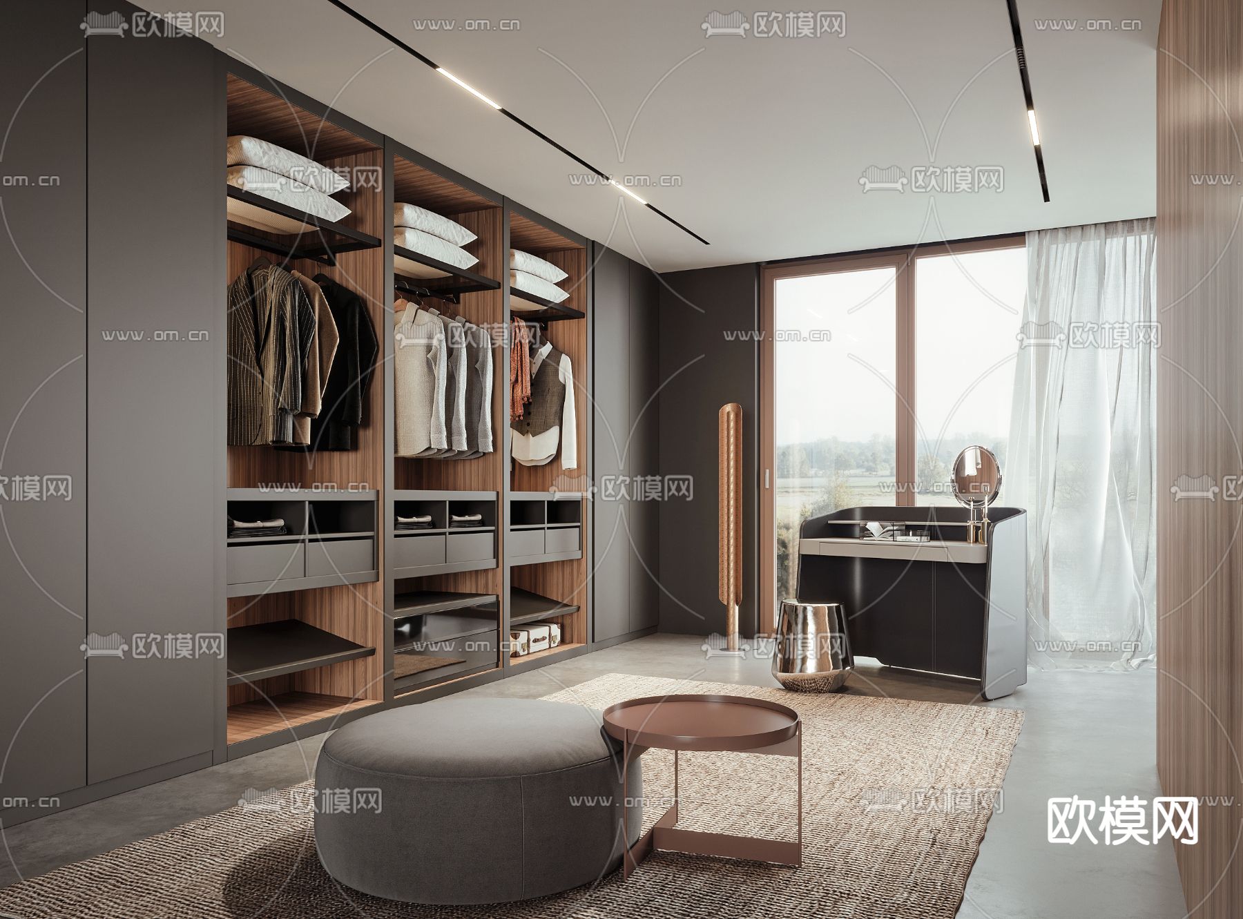 CLOSET ROOM – VRAY / CORONA – 3D MODEL – 2322 - thumbnail 1