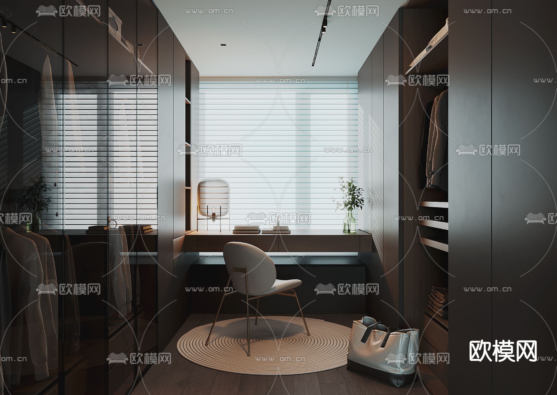 CLOSET ROOM – VRAY / CORONA – 3D MODEL – 2327 - thumbnail 1