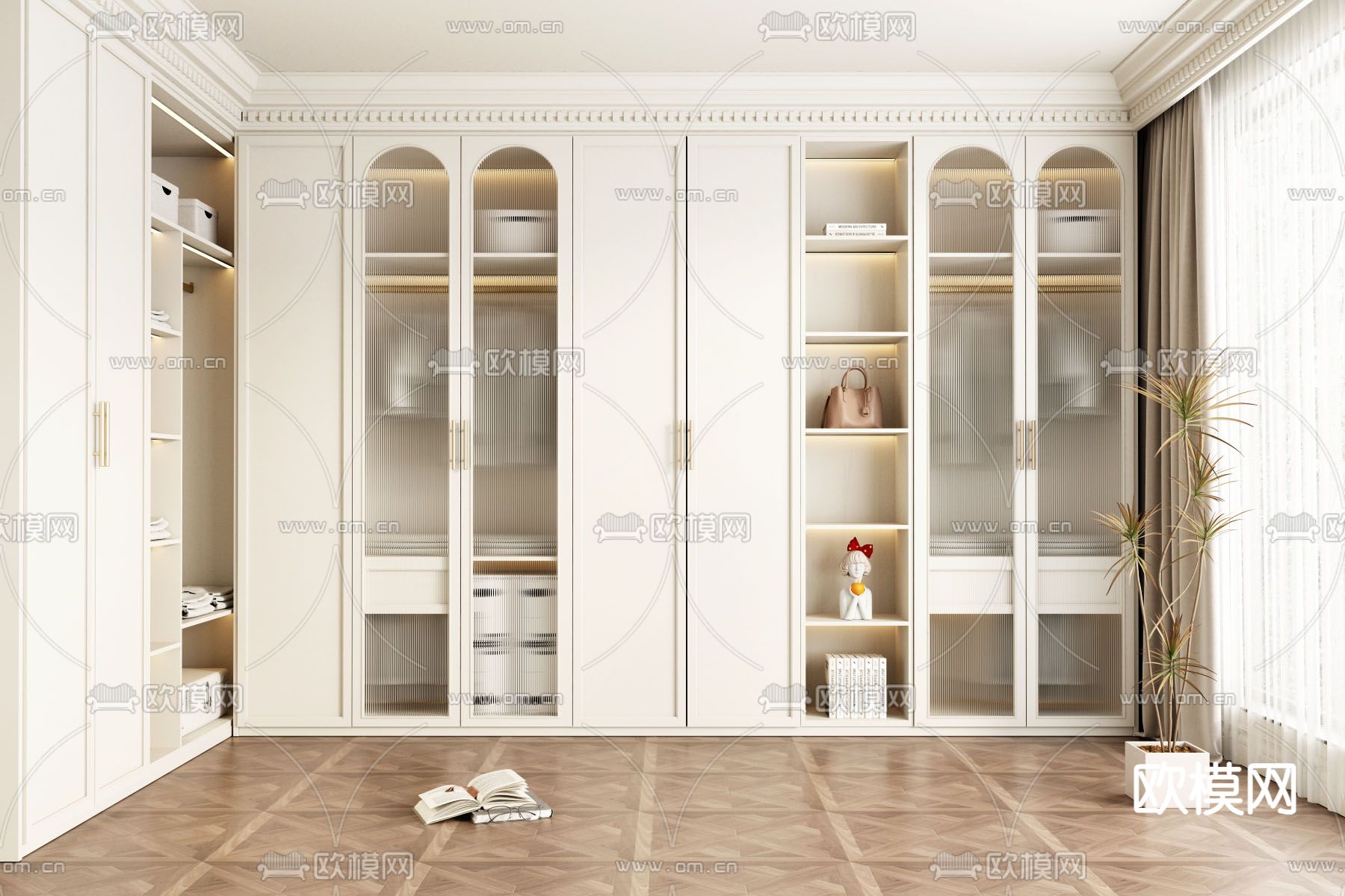 CLOSET ROOM – VRAY / CORONA – 3D MODEL – 2358 - thumbnail 1