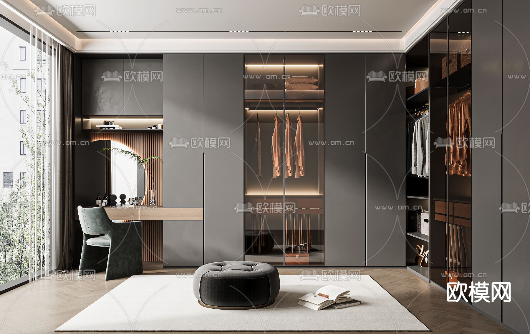 CLOSET ROOM – VRAY / CORONA – 3D MODEL – 2360 - thumbnail 1