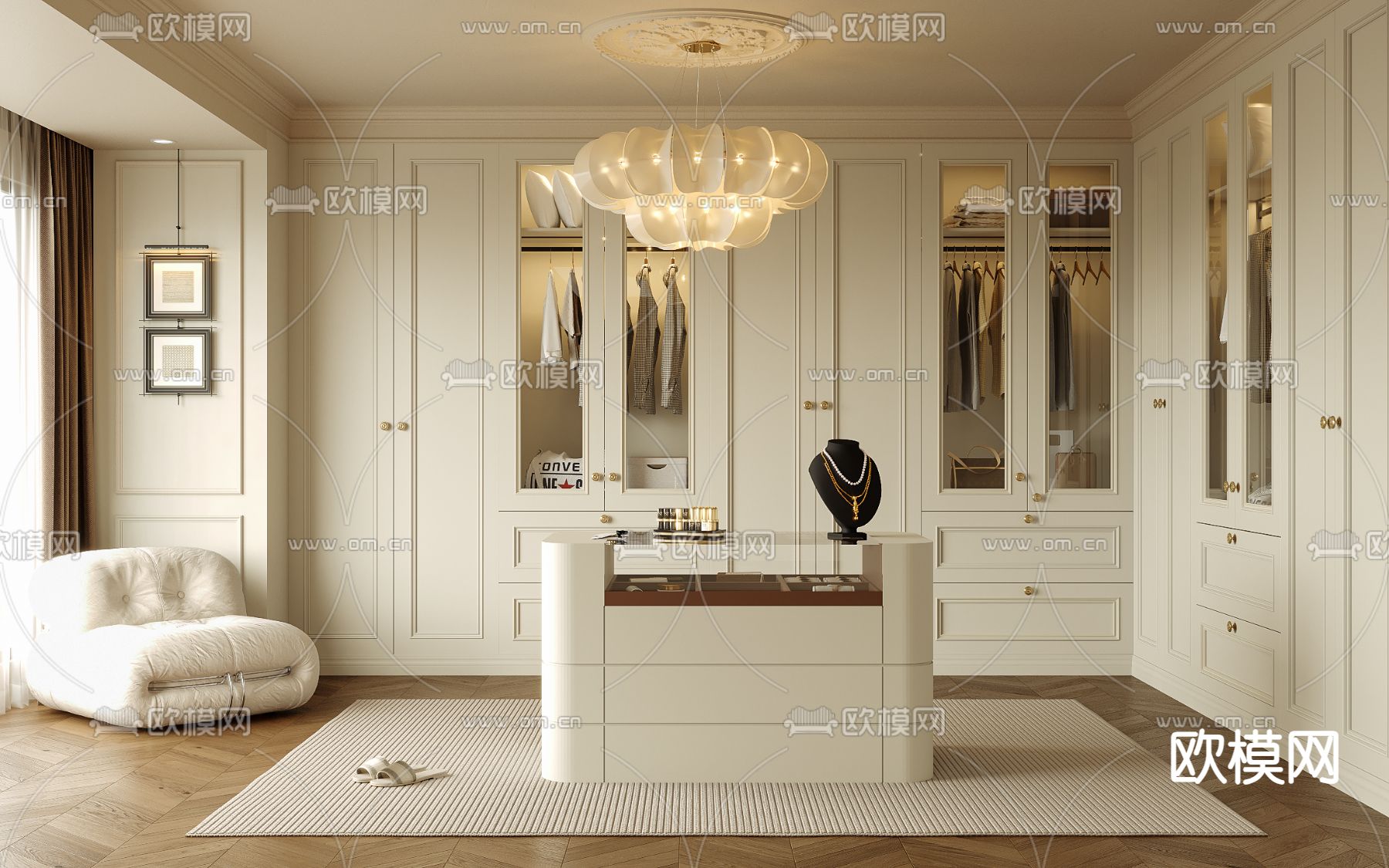 CLOSET ROOM – VRAY / CORONA – 3D MODEL – 2365 - thumbnail 1