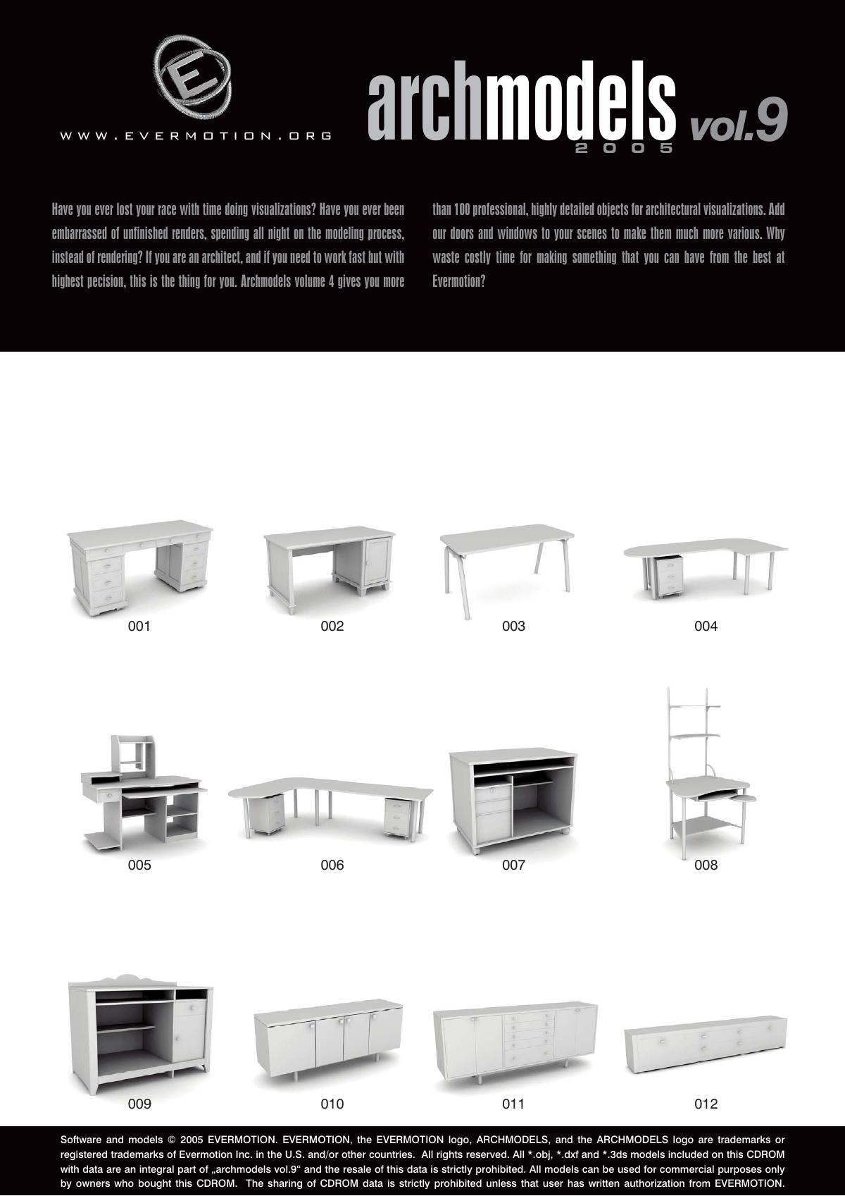 Evermotion Archmodels Vol 009 [furniture] - thumbnail 1