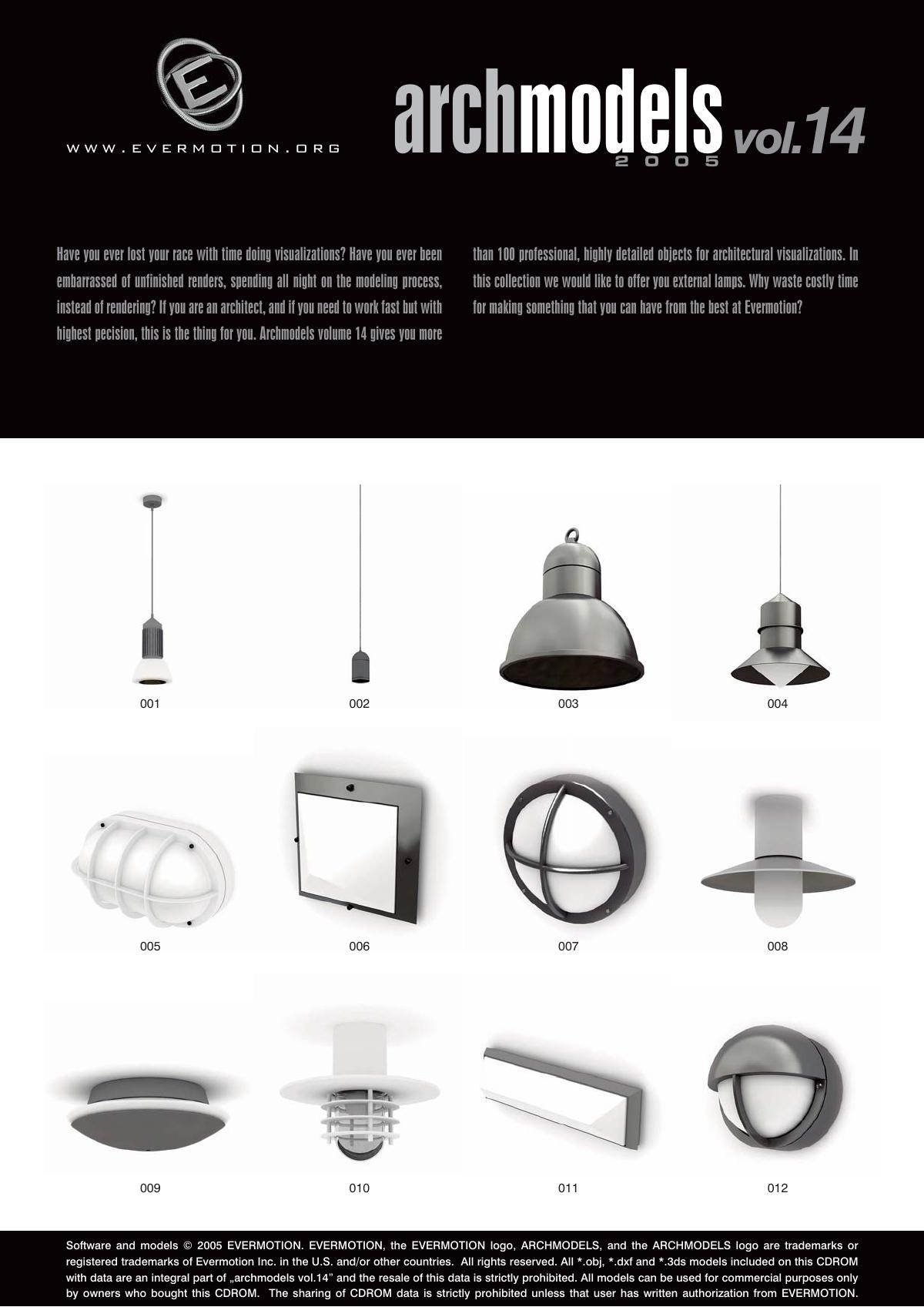 Evermotion Archmodels Vol 014 [outdoor lighting] - thumbnail 1