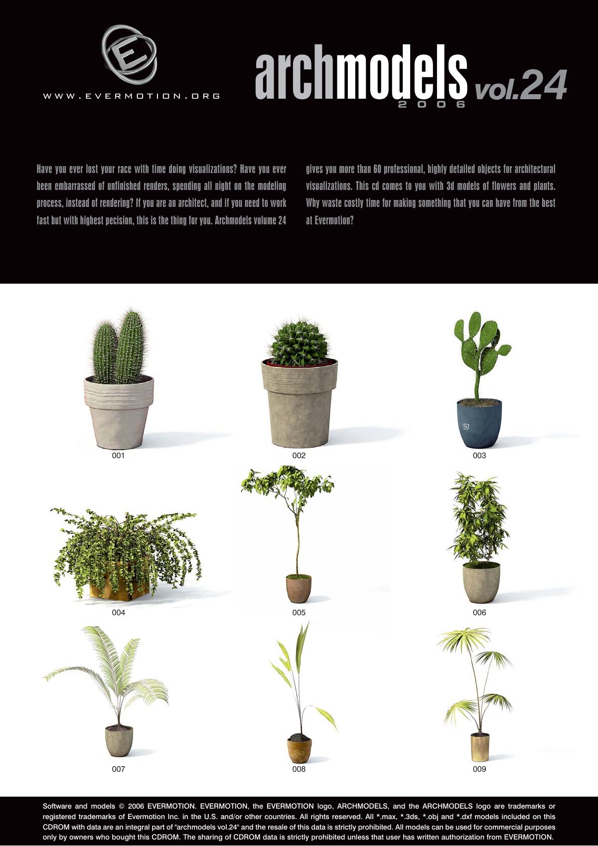 Evermotion Archmodels Vol 024 [Houseplant] - thumbnail 1