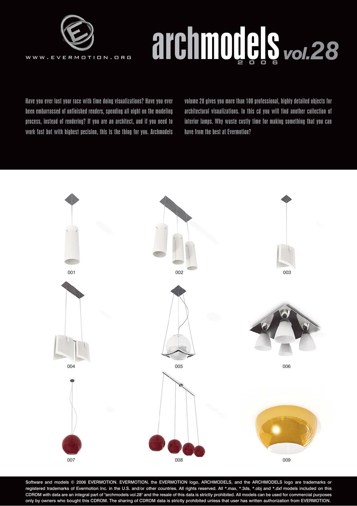 Evermotion Archmodels Vol 028 [lamps] - thumbnail 1