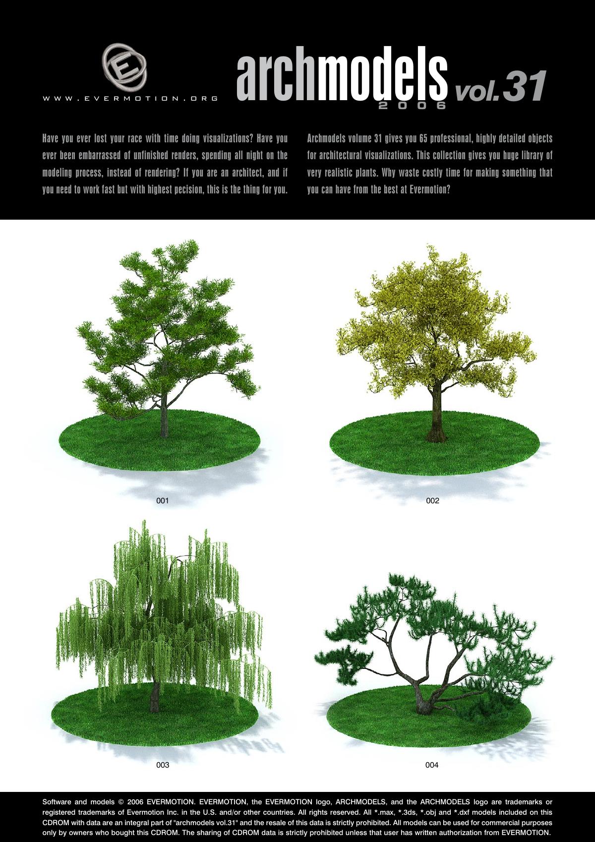 Evermotion Archmodels Vol 031 [Garden plants] - thumbnail 1