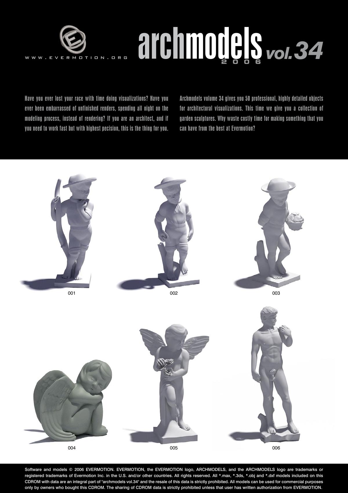 Evermotion Archmodels Vol 034 [sculpture] - thumbnail 1