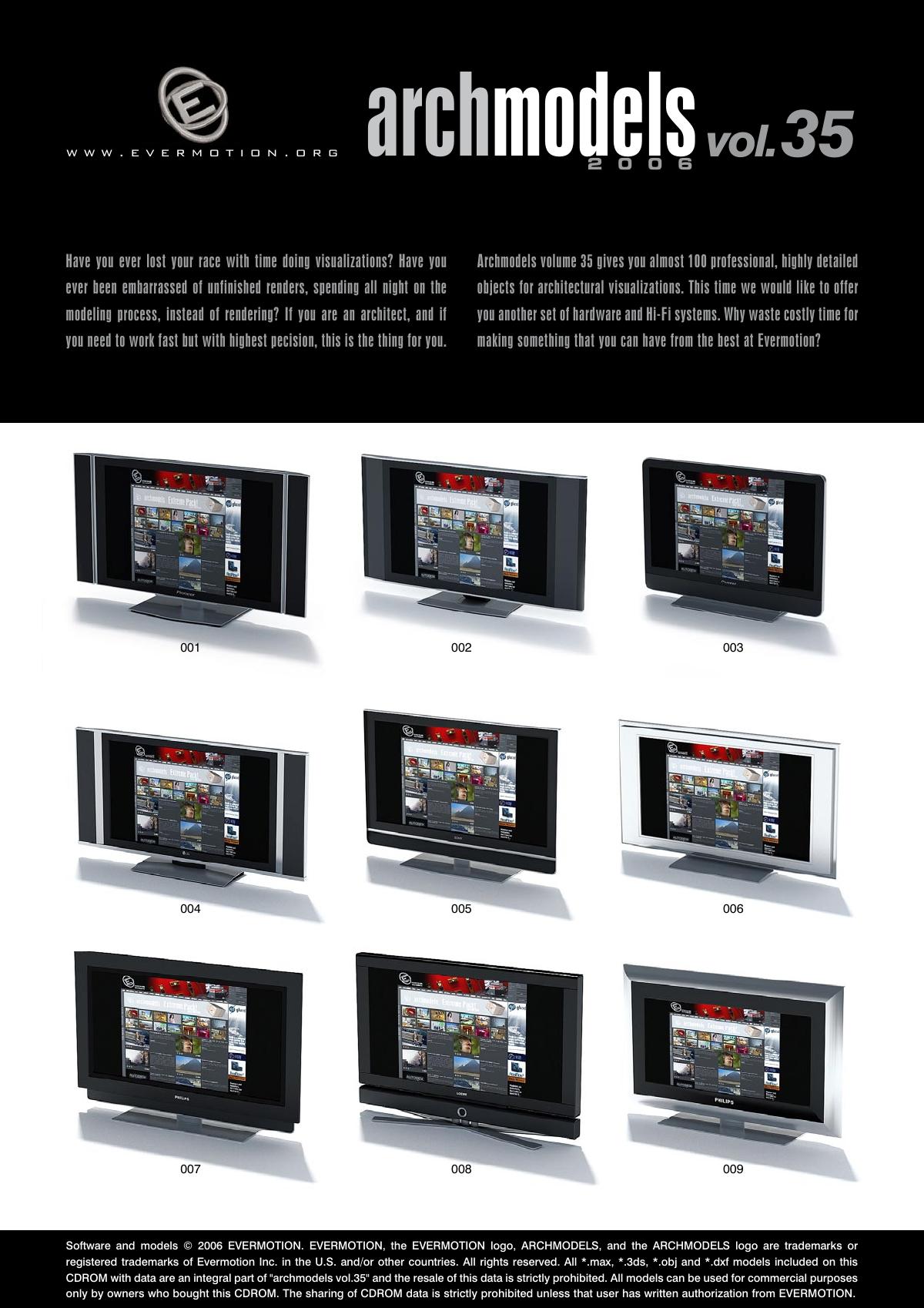 Evermotion Archmodels Vol 035 [Audio and video appliances] - thumbnail 1