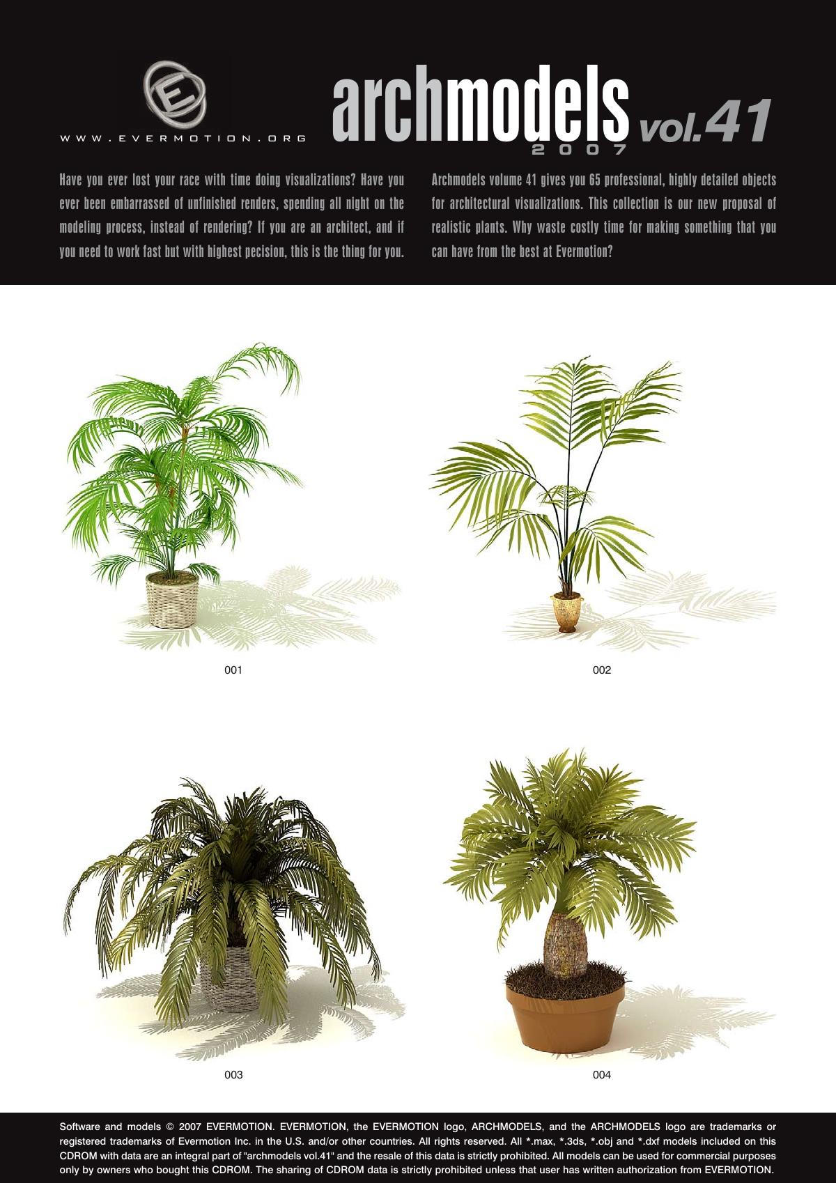 Evermotion Archmodels Vol 041 [Houseplant] - thumbnail 1