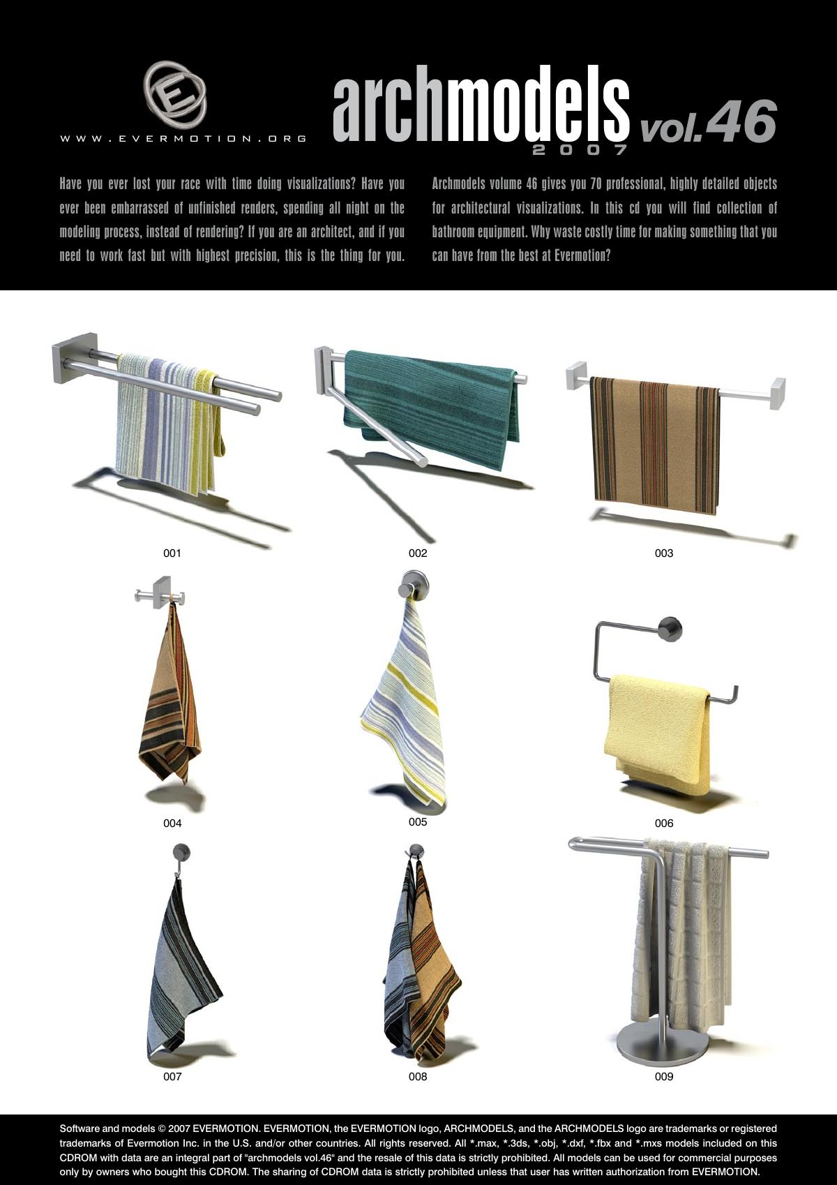 Evermotion Archmodels Vol 046 [bathroom supplies] - thumbnail 1