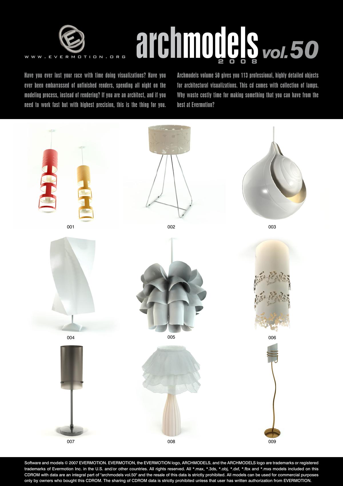 Evermotion Archmodels Vol 050 [lamps] - thumbnail 1