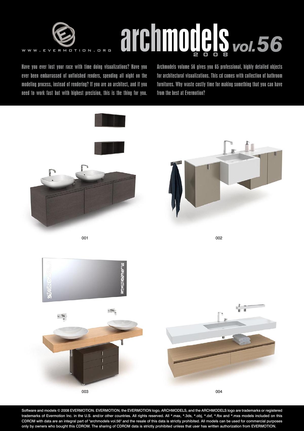 Evermotion Archmodels Vol 056 [bathroom furniture] - thumbnail 1