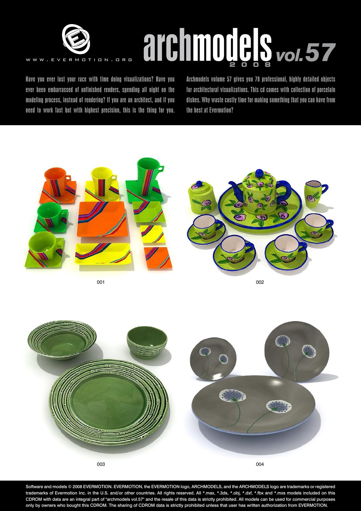 Evermotion Archmodels Vol 057 [table setting] - thumbnail 1