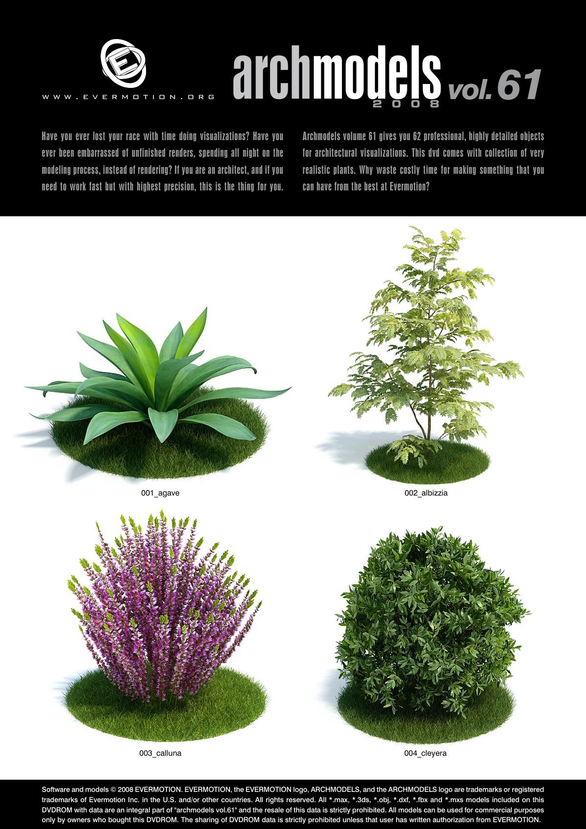 Evermotion Archmodels Vol 061 [trees shrubs] - thumbnail 1