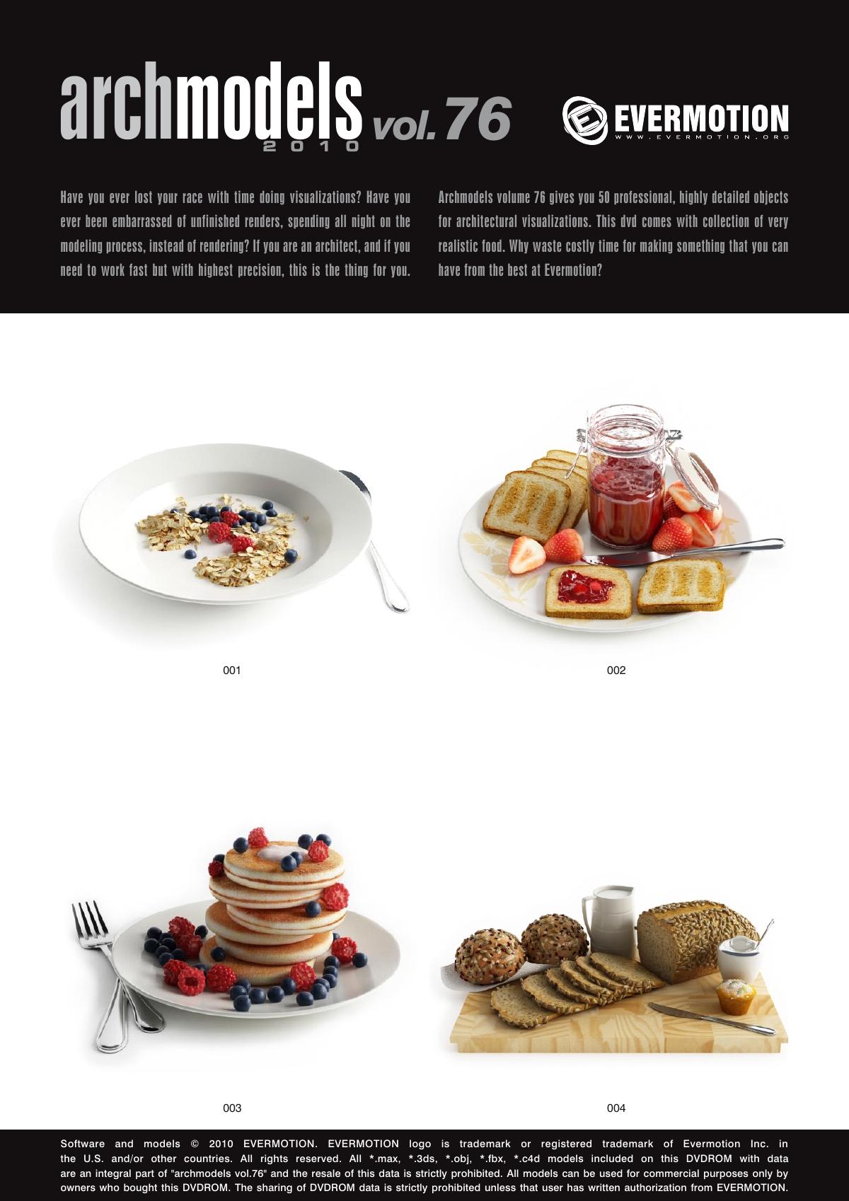 Evermotion Archmodels Vol 076 [food] - thumbnail 1