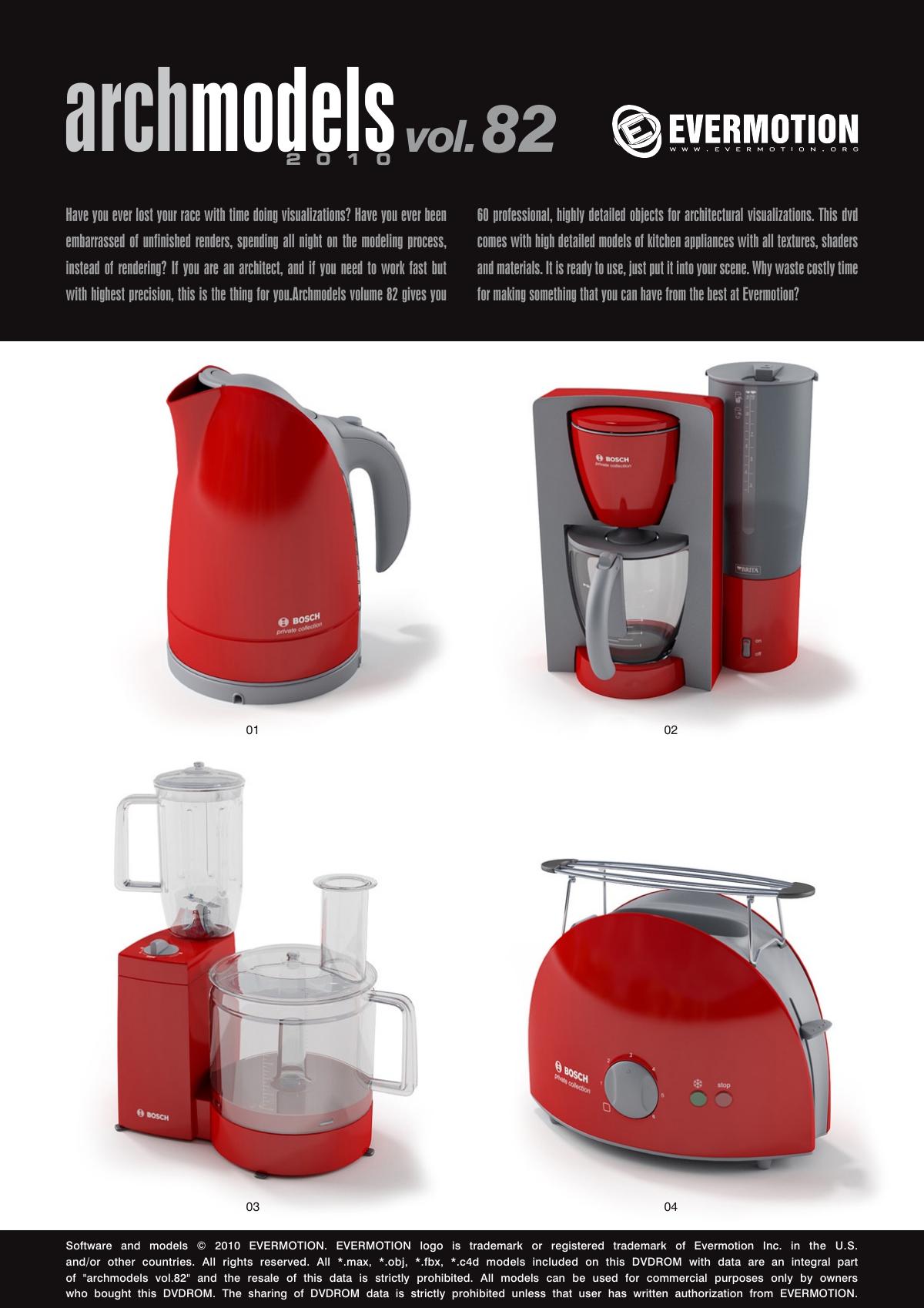 Evermotion Archmodels Vol 082 [Kitchen Appliances] - thumbnail 1