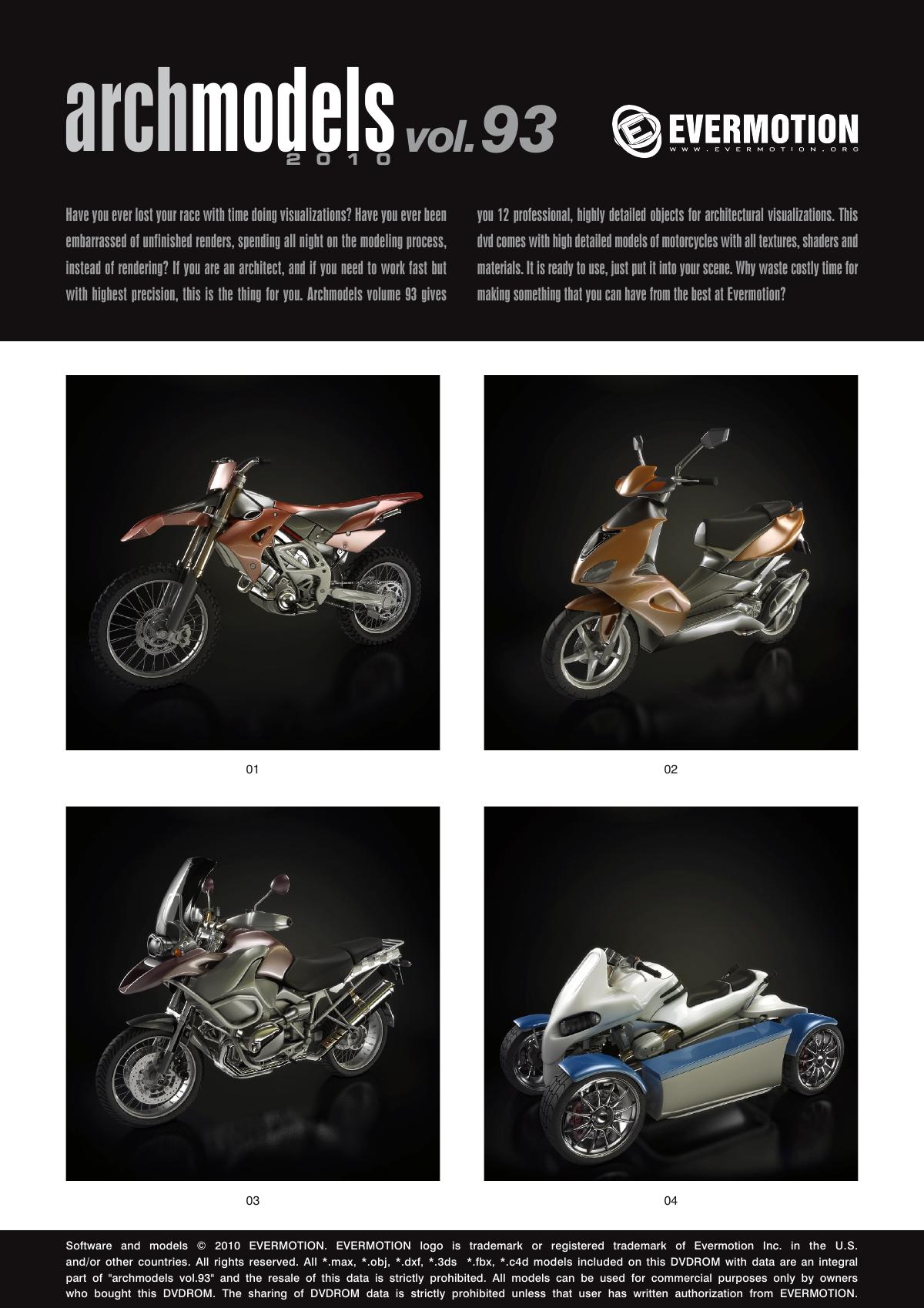 Evermotion Archmodels Vol 093 [motorcycle] - thumbnail 1