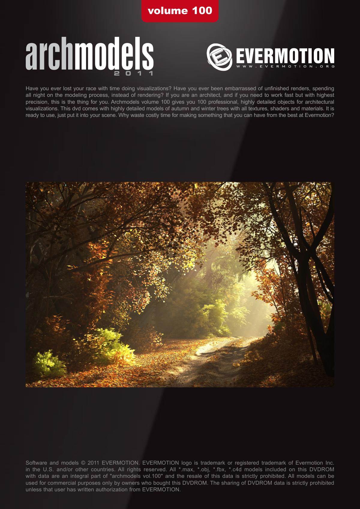 Evermotion Archmodels Vol 100 [Autumn and winter trees] - thumbnail 1