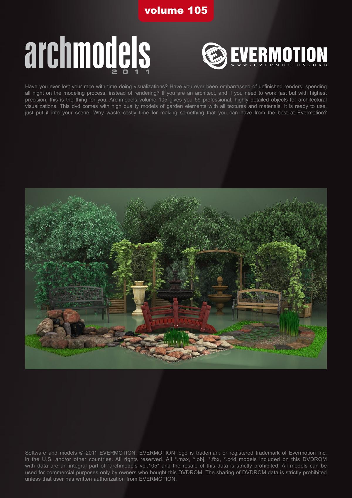 Evermotion Archmodels Vol 105 [Garden scenery] - thumbnail 1