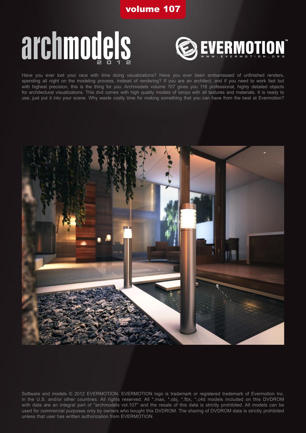 Evermotion Archmodels Vol 107 [indoor and outdoor lights] - thumbnail 1