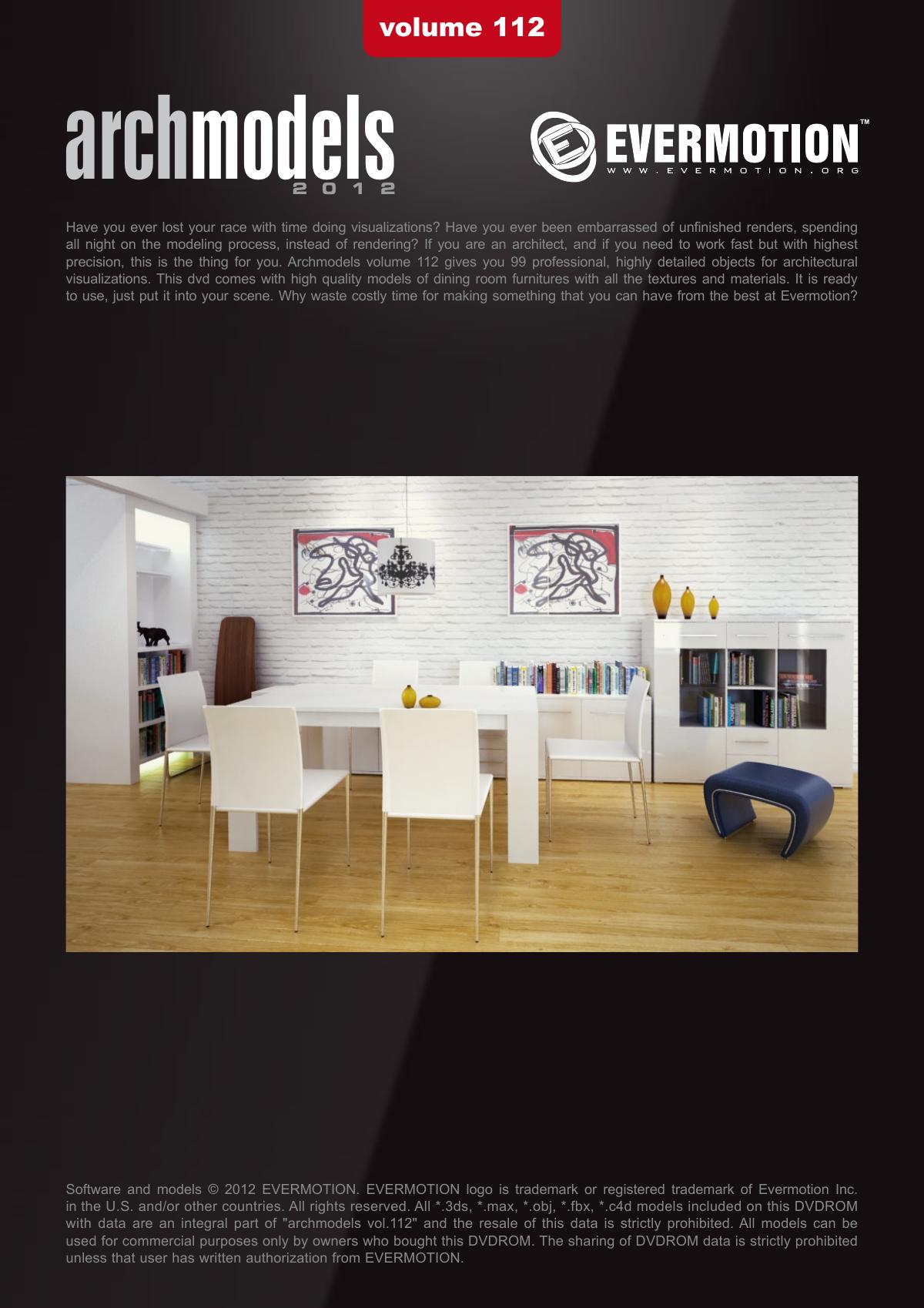 Evermotion Archmodels Vol 112 [furniture] - thumbnail 1