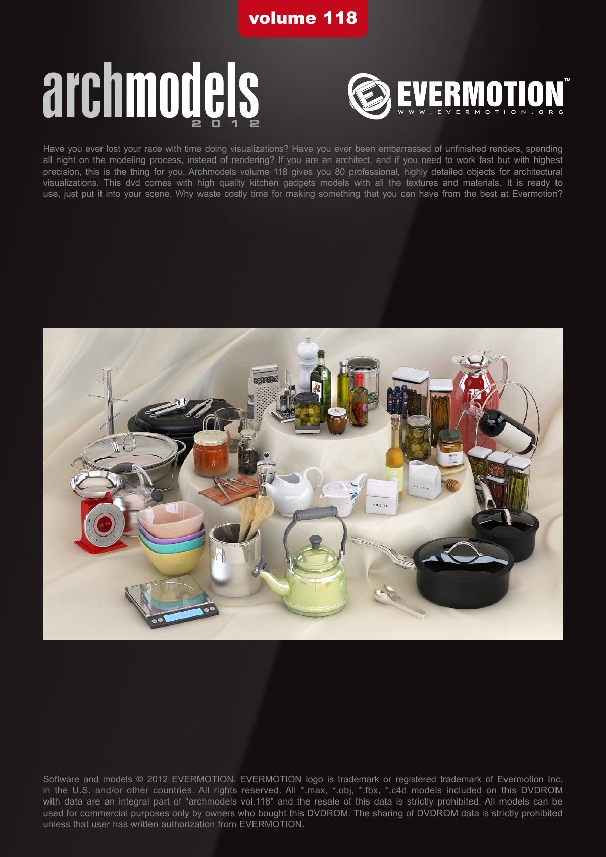 Evermotion Archmodels Vol 118 [Kitchen supplies] - thumbnail 1