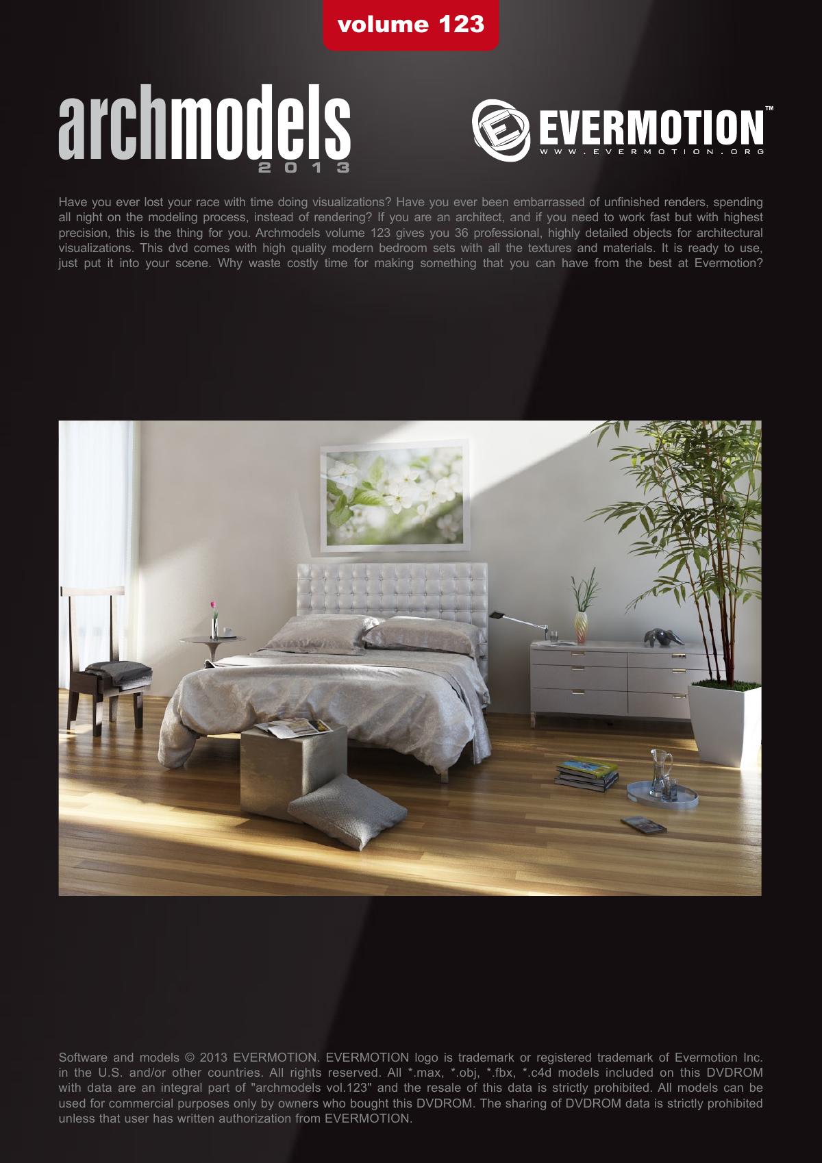 Evermotion Archmodels Vol 123 [bed] - thumbnail 1