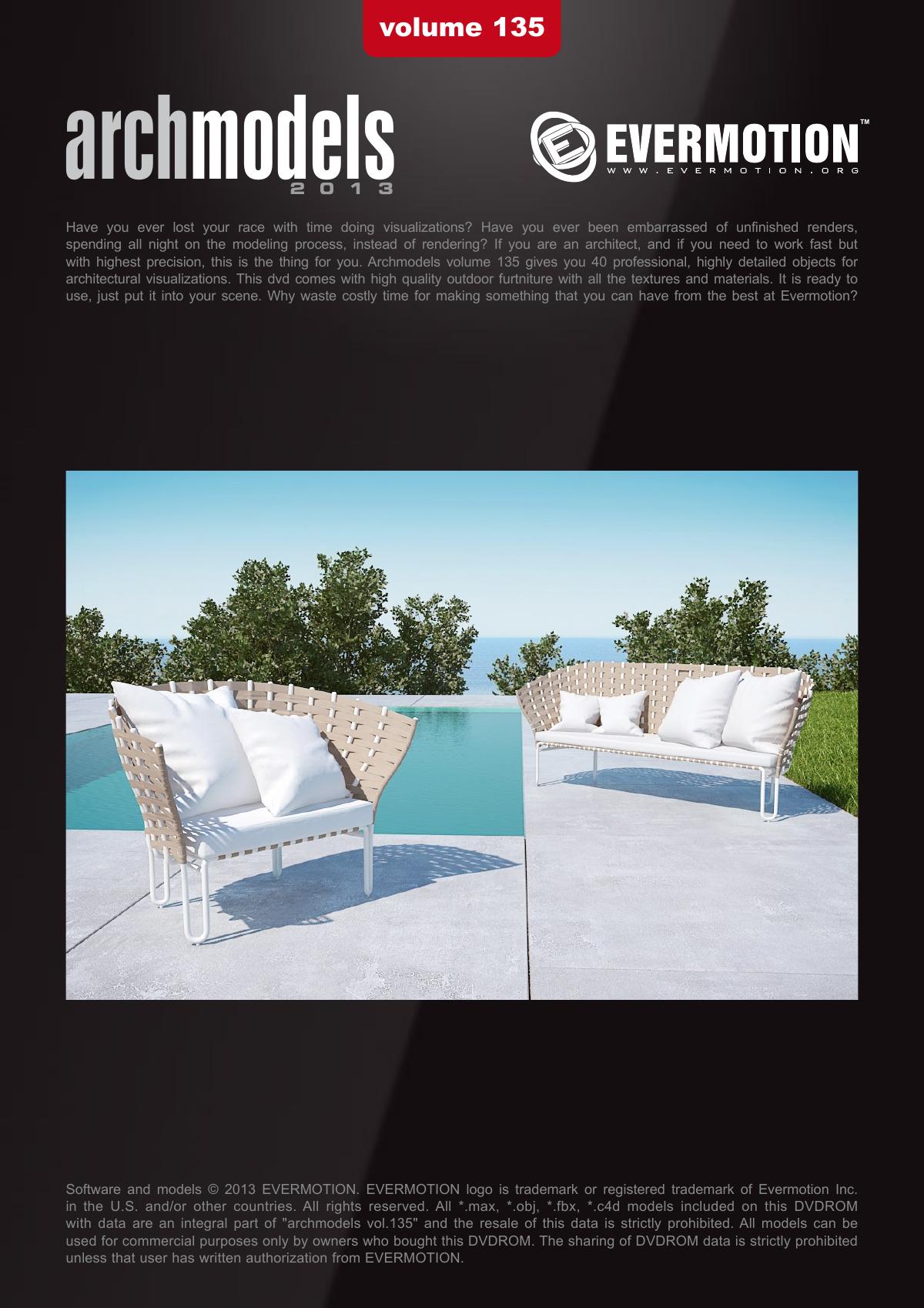 Evermotion Archmodels Vol 135 [outdoor sofa chair] - thumbnail 1