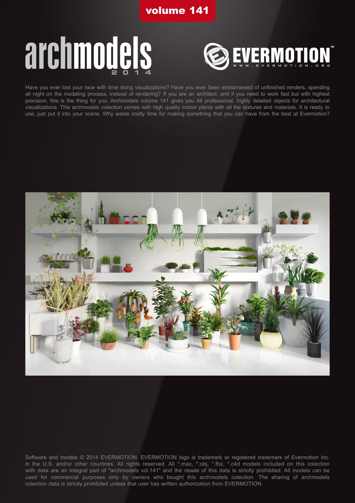 Evermotion Archmodels Vol 141 [Houseplant] - thumbnail 1