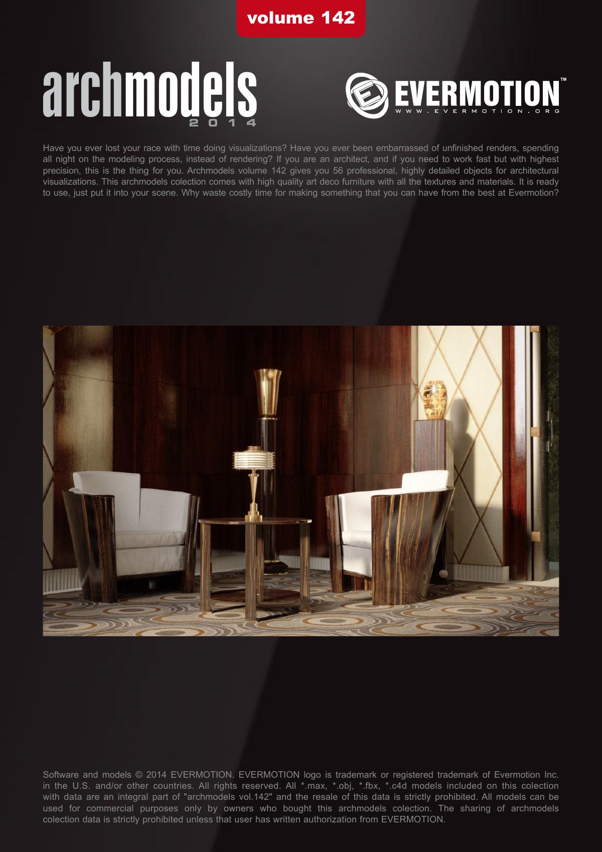 Evermotion Archmodels Vol 142 [furniture] - thumbnail 1