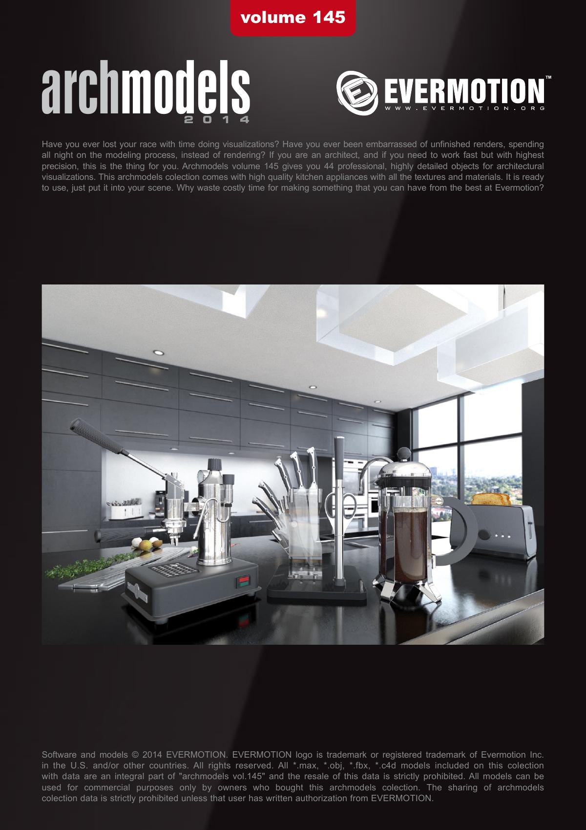 Evermotion Archmodels Vol 145 [kitchen supplies] - thumbnail 1