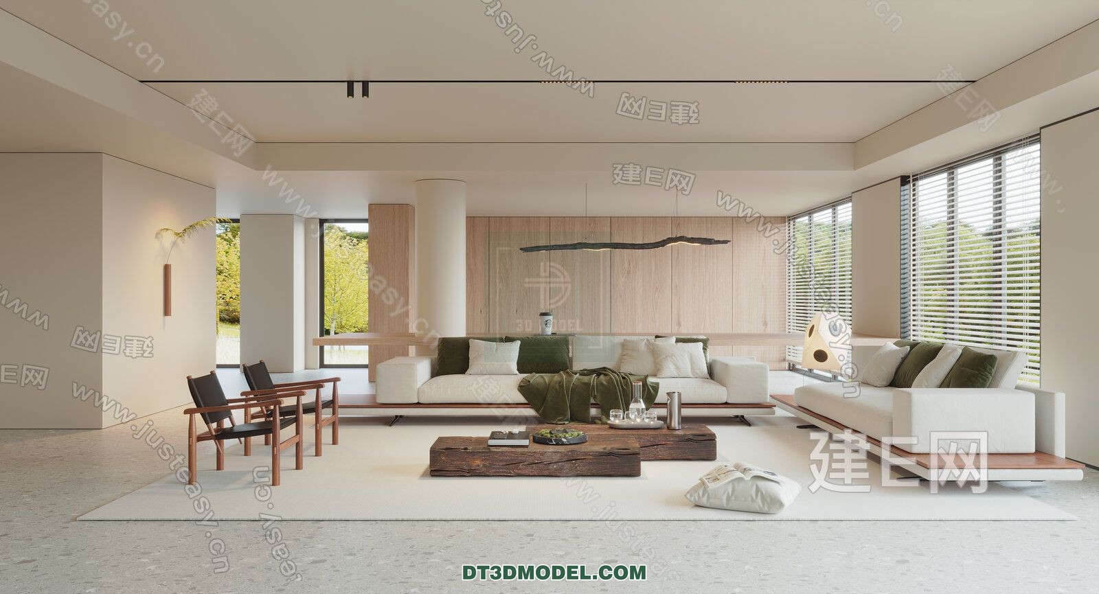 CORONA LIVING ROOM 3D MODELS – 020 - thumbnail 1