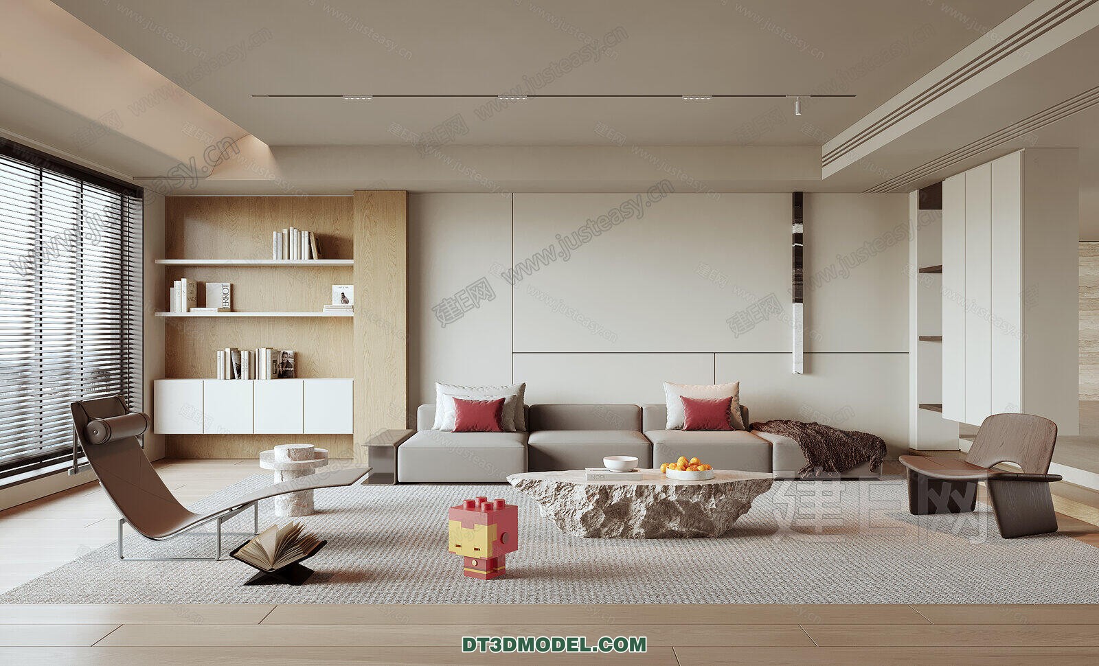 CORONA LIVING ROOM 3D MODELS – 035 - thumbnail 1