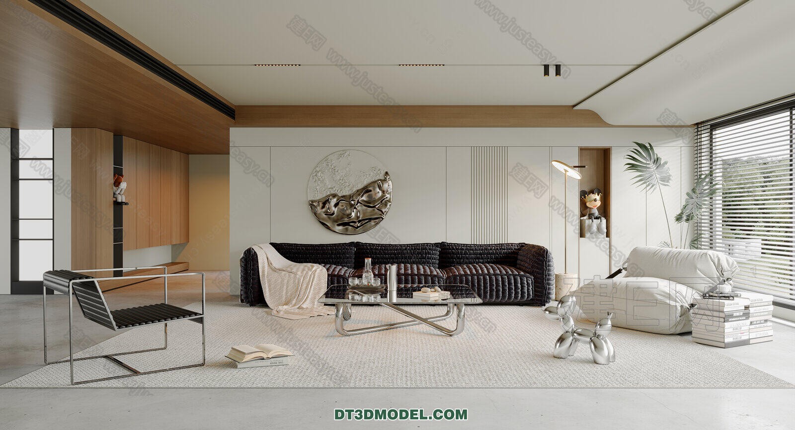 CORONA LIVING ROOM 3D MODELS – 037 - thumbnail 1