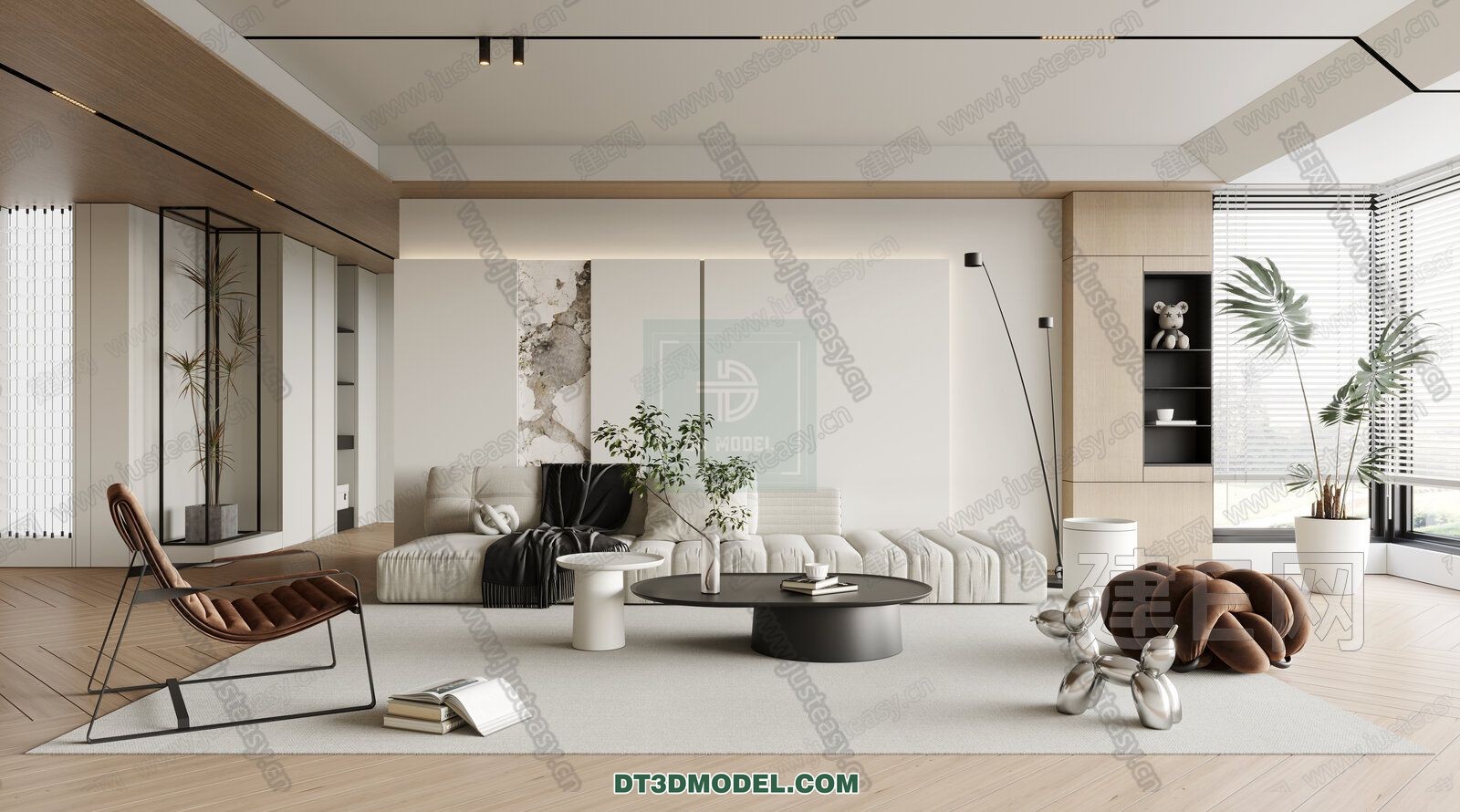 CORONA LIVING ROOM 3D MODELS – 074 - thumbnail 1