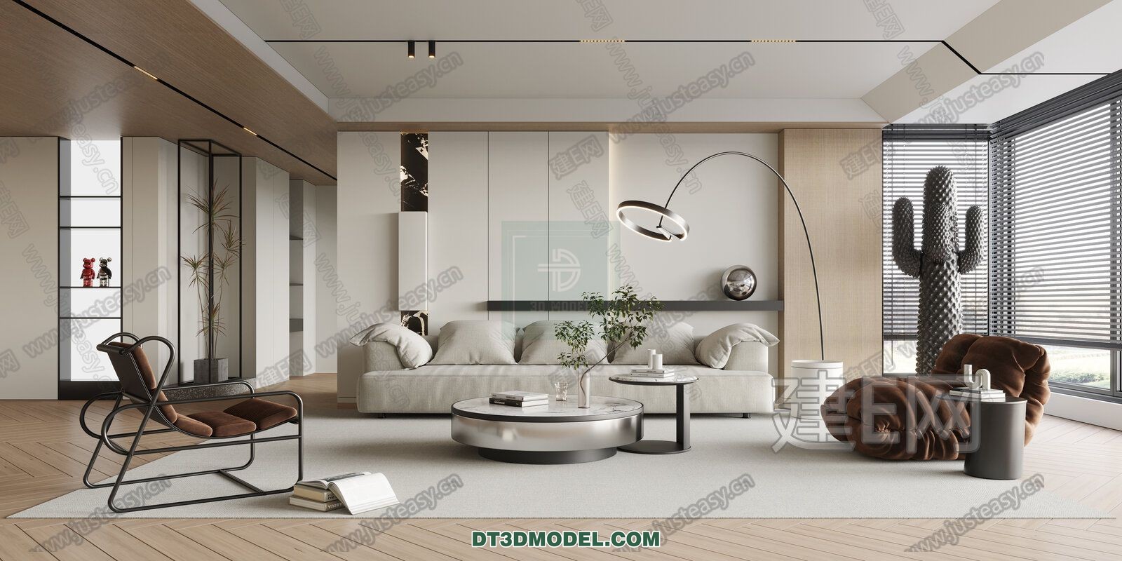 CORONA LIVING ROOM 3D MODELS – 088 - thumbnail 1