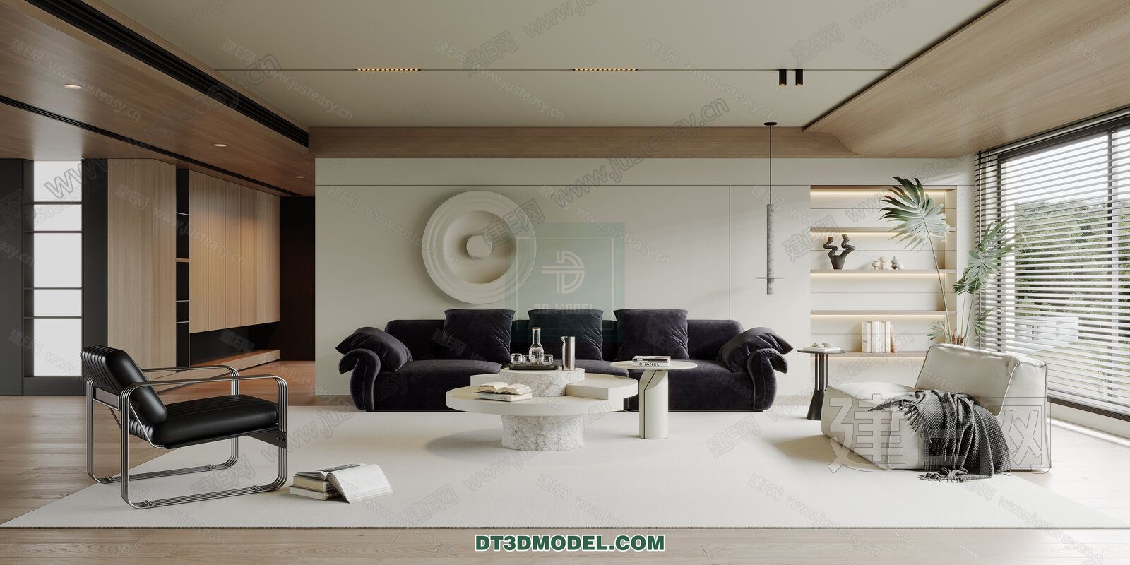 CORONA LIVING ROOM 3D MODELS – 108 - thumbnail 1