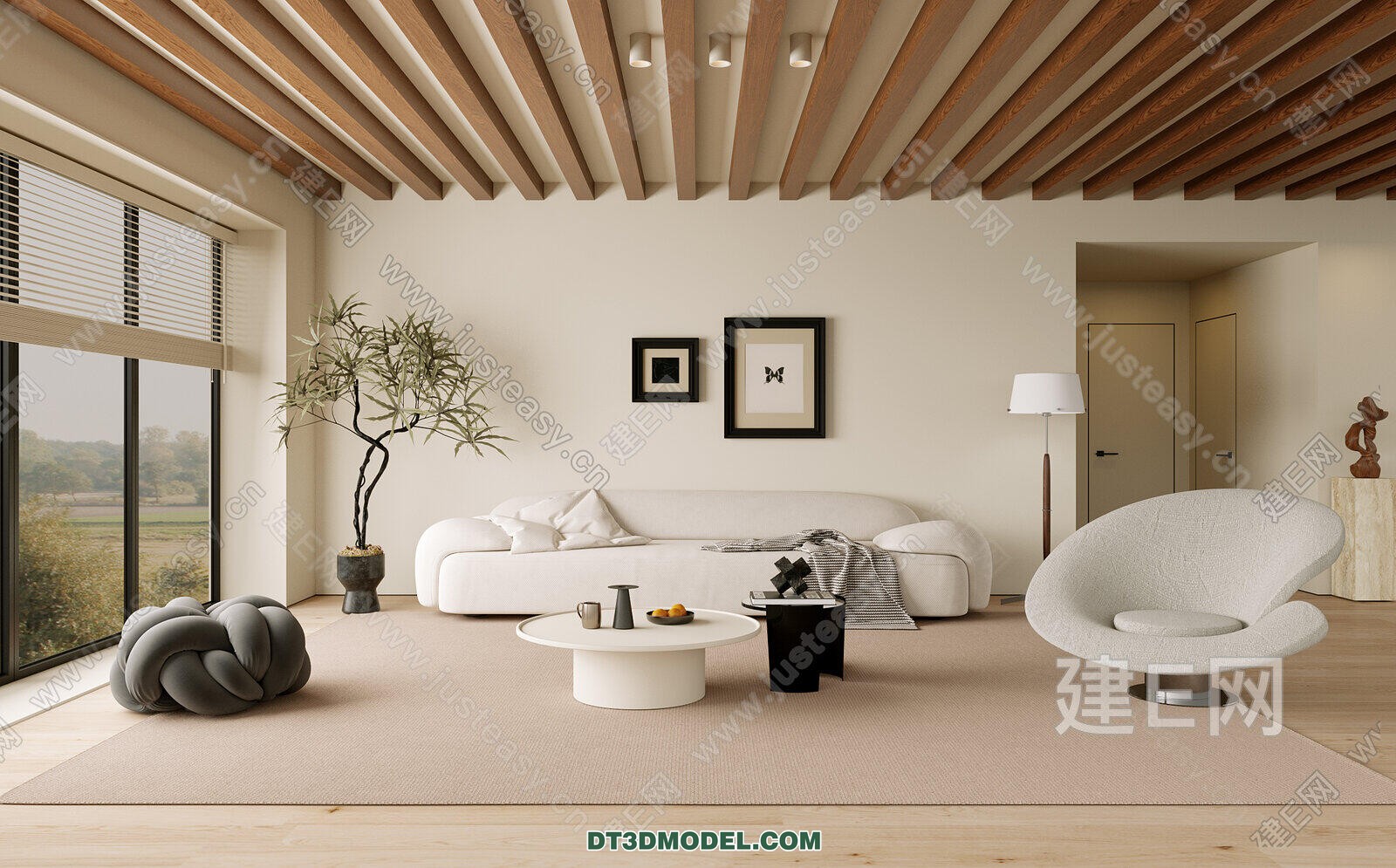 CORONA LIVING ROOM 3D MODELS – 117 - thumbnail 1