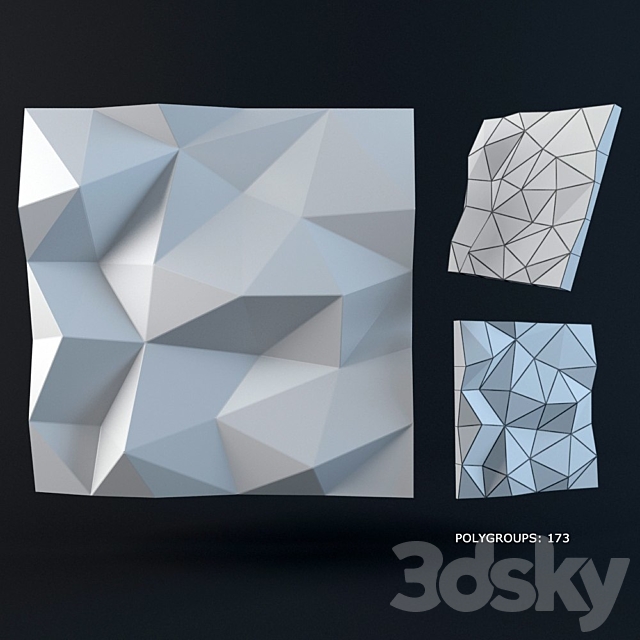 3d panel 3DS Max Model - thumbnail 1