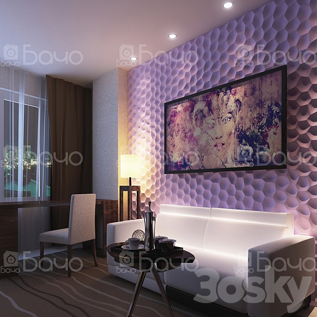 3D panel SOTE DEEP 3DS Max Model - thumbnail 3