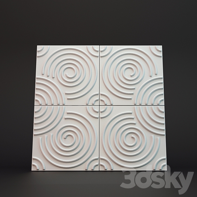 3d wall panel “Artpole” 3ds Max - thumbnail 1