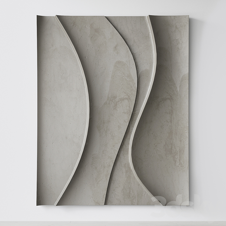 Abstract composition. Relief. Plateau. 9 3DS Max Model - thumbnail 2