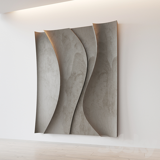 Abstract composition. Relief. Plateau. 9 3DS Max Model - thumbnail 3