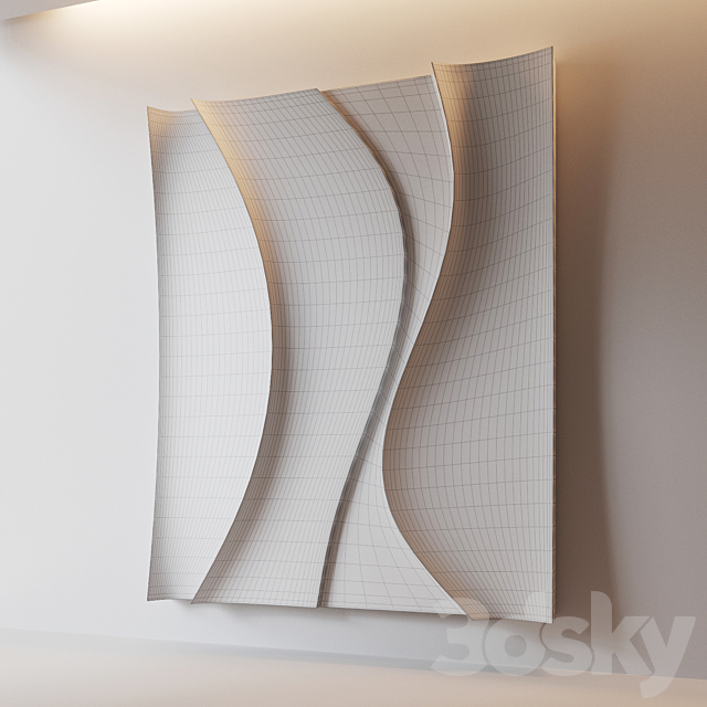 Abstract composition. Relief. Plateau. 9 3DS Max Model - thumbnail 5